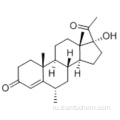 Прегн-4-ен-3,20-дион, 17-гидрокси-6-метил -, (57186208,6а) - CAS 520-85-4